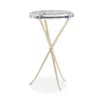 Caracole In A Tizzy Accent Table In Neutral Metallic