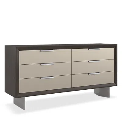 Caracole La Moda Six Drawer Dresser In Medium Brown