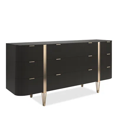 Caracole Love At First Sight 74 Dresser, Dark Chocolate In Black