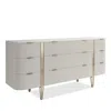 Caracole Love At First Sight 74 Dresser In Matte Pearl
