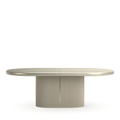 Caracole Love Dining Table, Oracle Gold In Gray