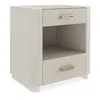 Caracole Love-ly! 25 Nightstand, Matte Pearl In Matte Pearl