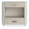 Caracole Love-ly! 30 Nightstand, Matte Pearl In Matte Pearl
