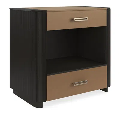 Caracole Love-ly! 30 Nightstand, Dark Chocolate In Black