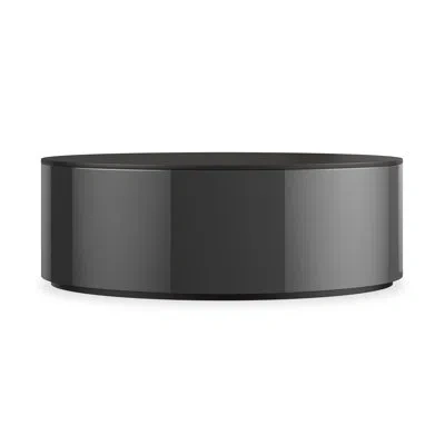 Caracole Lumi Oval Cocktail Table In Bronze