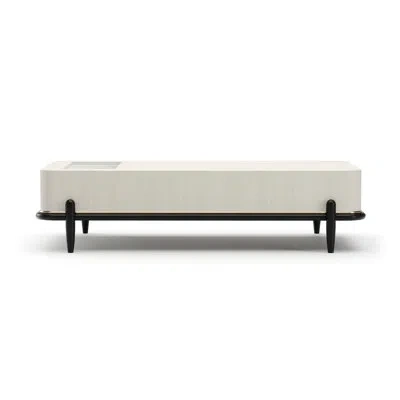 Caracole Madera Leg Cocktail Table In Cream