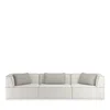 Caracole Marabella 3 Piece Sectional In Bronze/ivory