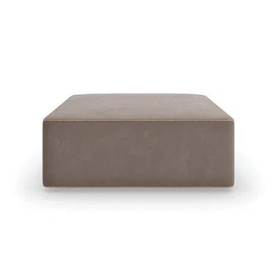 Caracole Marbella Ottoman In Brown
