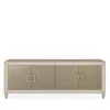 Caracole Media Mogul Media Console In Golden Shimmer