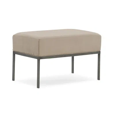 Caracole Modern Expressions Upholstered Bench In Beige