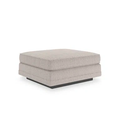 Caracole Modern Fusion 36.25" Rectangle Cocktail Ottoman In Cream