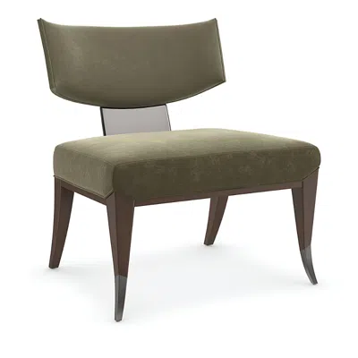 Caracole Mykonos Chair In Forest Green
