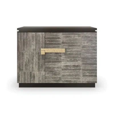 Caracole Nigiri Solid Wood 2 - Door Server In Dark Chocolate,smoked Unagi