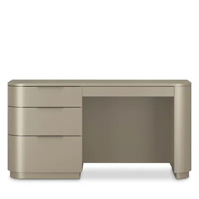 Caracole Oblique Desk In Silver