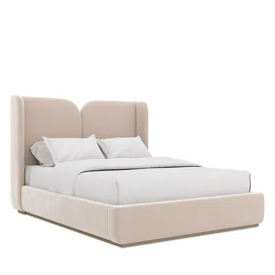Caracole Oblique King Bed In Neutral
