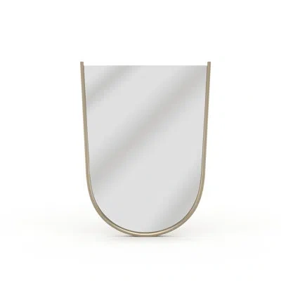 Caracole Oblique Mirror In Soft Silver Paint Gloss