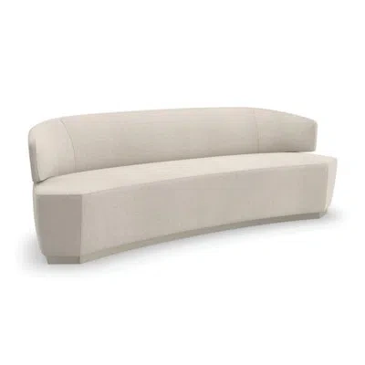 Caracole Olympia 93.5" Upholstered Sofa In Ivory