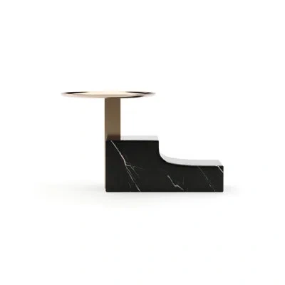 Caracole Overlap Nightstand Base Dark In Black