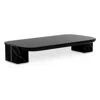 Caracole Overlap Rectangle Cocktail Table, Dark In Multi