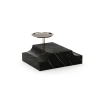 Caracole Overlap Rectangle Wedge Base Dark