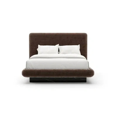 Caracole *overlap Uph Bed In Dark Taupe