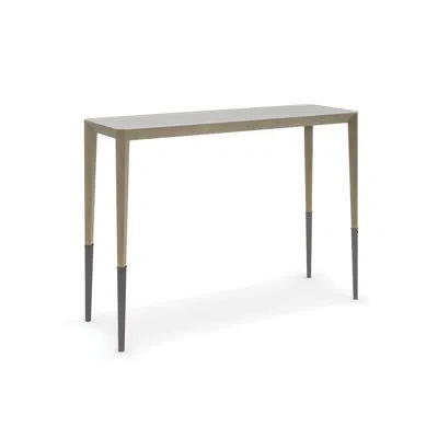 Caracole Perfect Together Console Table In Silver