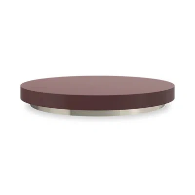 Caracole Periphery & Radius Coffee Table In Red