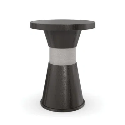 Caracole Periscope End Table In Dark Chocolate