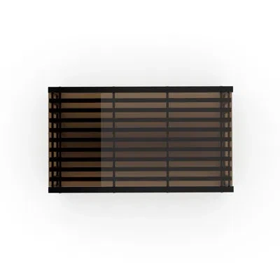 Caracole Pinstripe Dark Cocktail Table In Brown
