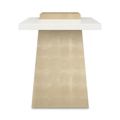 Caracole Plank Side Table In Neutral