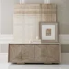 Caracole Point Of View Console In Driftwood