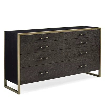 Caracole Remix Double Dresser In Black Ash