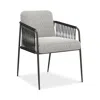 Caracole Remix Woven Dining Chair In Gray