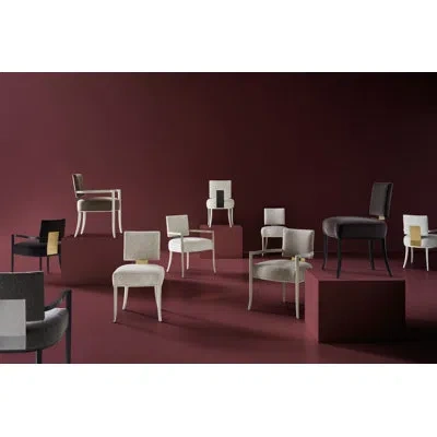 Caracole Reserved Seating Upholstered Arm Chair In Silver,bronze,white