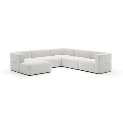 Caracole *rhythm Left Chaise L Sectional In White