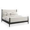 Caracole Rhythm Queen Bed In White/black