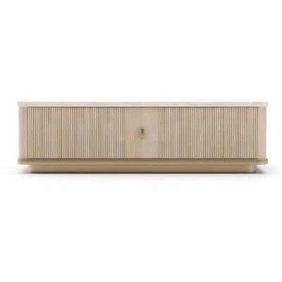 Caracole Rhythm Rectangle Cocktail Table In Cream