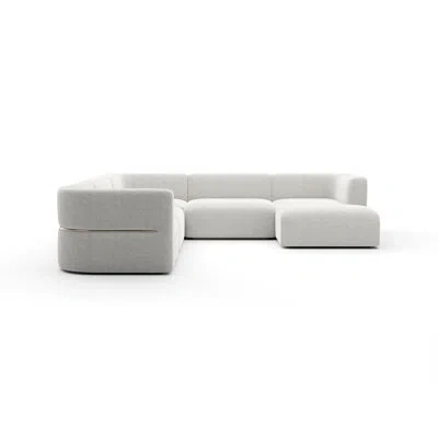 Caracole *rhythm Right Chaise L Sectional In White