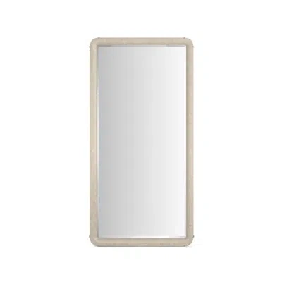 Caracole Salver Solid + Manufactured Wood Rectangle Mirror In Cream