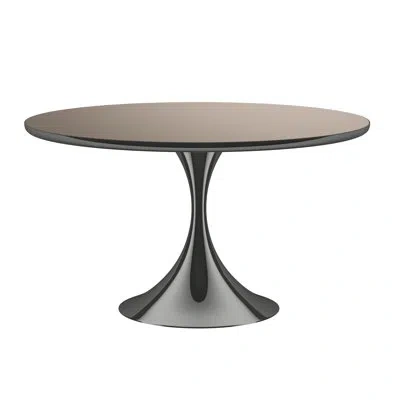 Caracole Semper 54 Round Dining Table In Black