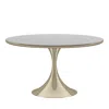 Caracole Semper 54 Round Dining Table In Deep Bronze
