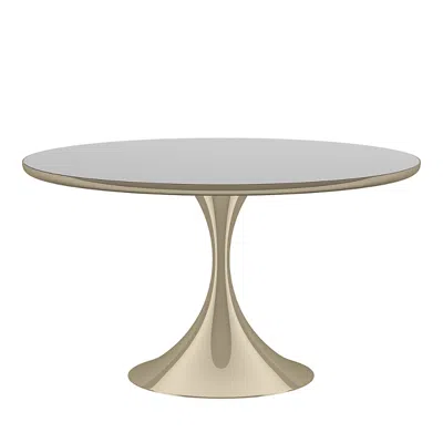 Caracole Semper 54 Round Dining Table - Whisper Of Gold