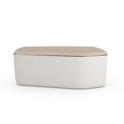 Caracole Serir Stone Top Single Coffee Table In Brown