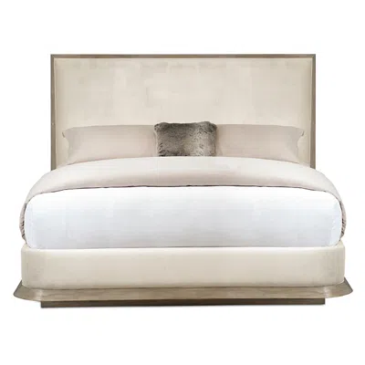 Caracole Stage Is Set Queen Bed In Beige