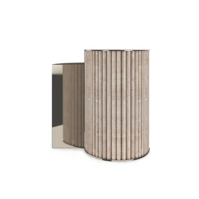Caracole Stainless Steel Top End Table Set In Gold