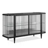 Caracole Stop And Stare Buffet Table In Seal Skin