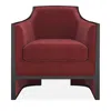 Caracole The Cat's Meow Chair In Almost Black/rouge