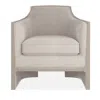 Caracole The Cat's Meow Chair In Soft Silver Paint/moonstone