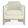 Caracole The Cat's Meow Chair In Soft Silver Paint/pearl