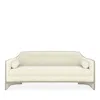 Caracole The Cat's Meow Sofa In Soft Silver Paint/pearl
